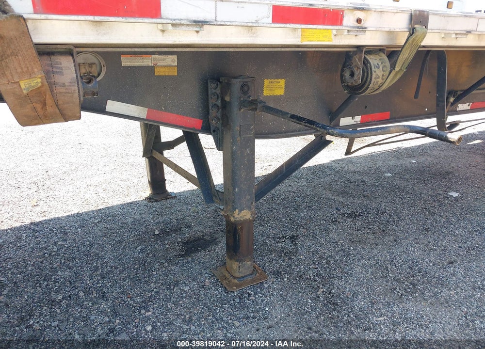 2016 TRANSCRAFT CORP FLATBED TRAILER VIN: 1TTF482C3G3906418