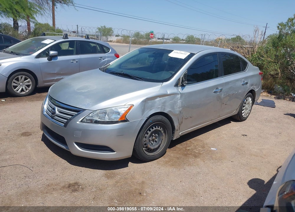 2015 NISSAN SENTRA S VIN: 3N1AB7AP6FY287834