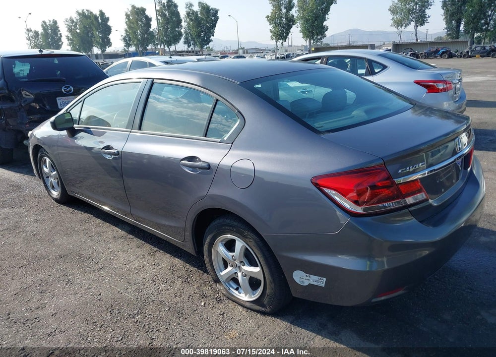 2014 HONDA CIVIC NATURAL GAS VIN: 19XFB5F55EE000143
