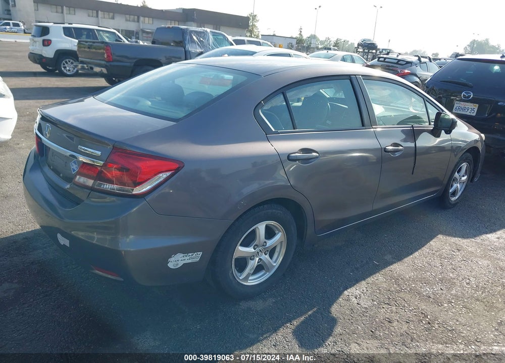 2014 HONDA CIVIC NATURAL GAS VIN: 19XFB5F55EE000143