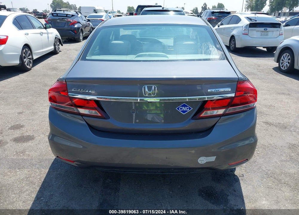 2014 HONDA CIVIC NATURAL GAS VIN: 19XFB5F55EE000143