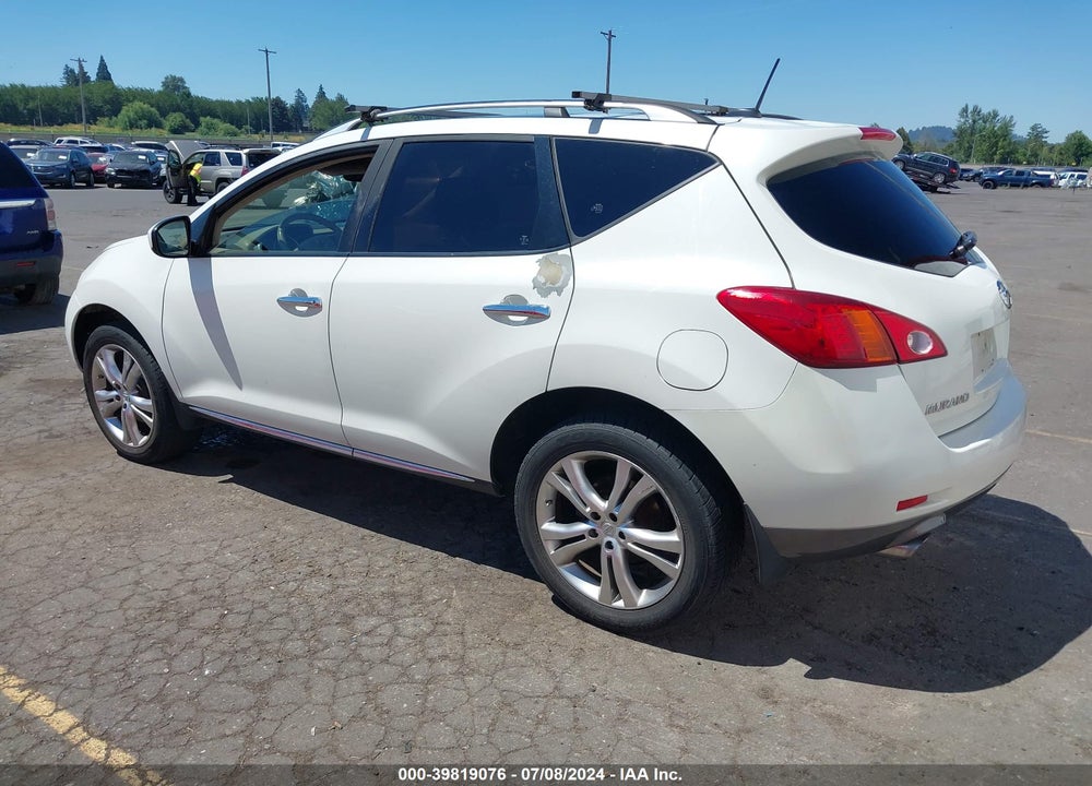 2010 NISSAN MURANO LE VIN: JN8AZ1MW6AW106079