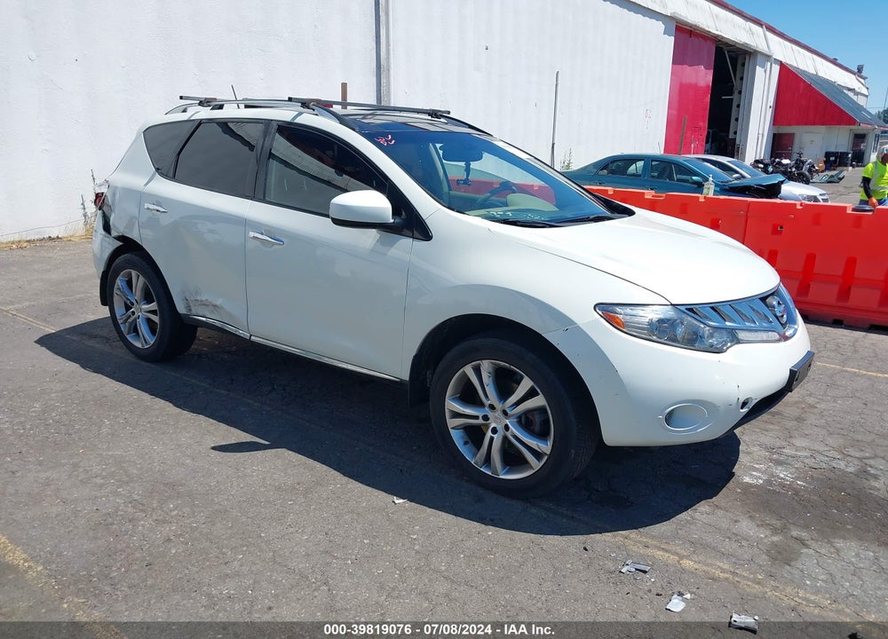 2010 NISSAN MURANO LE VIN: JN8AZ1MW6AW106079
