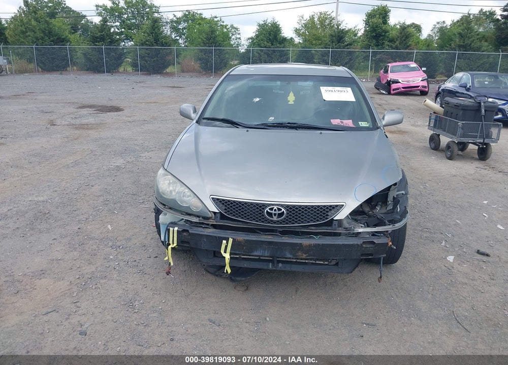 2005 TOYOTA CAMRY SE VIN: 4T1BE30K25U978881