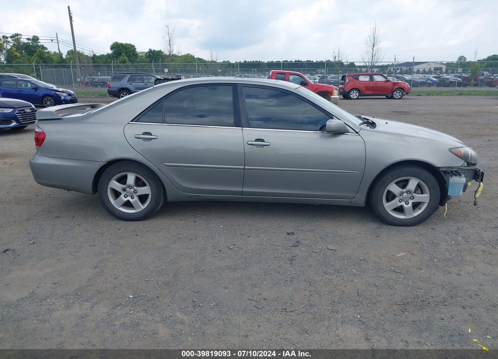 2005 TOYOTA CAMRY SE VIN: 4T1BE30K25U978881