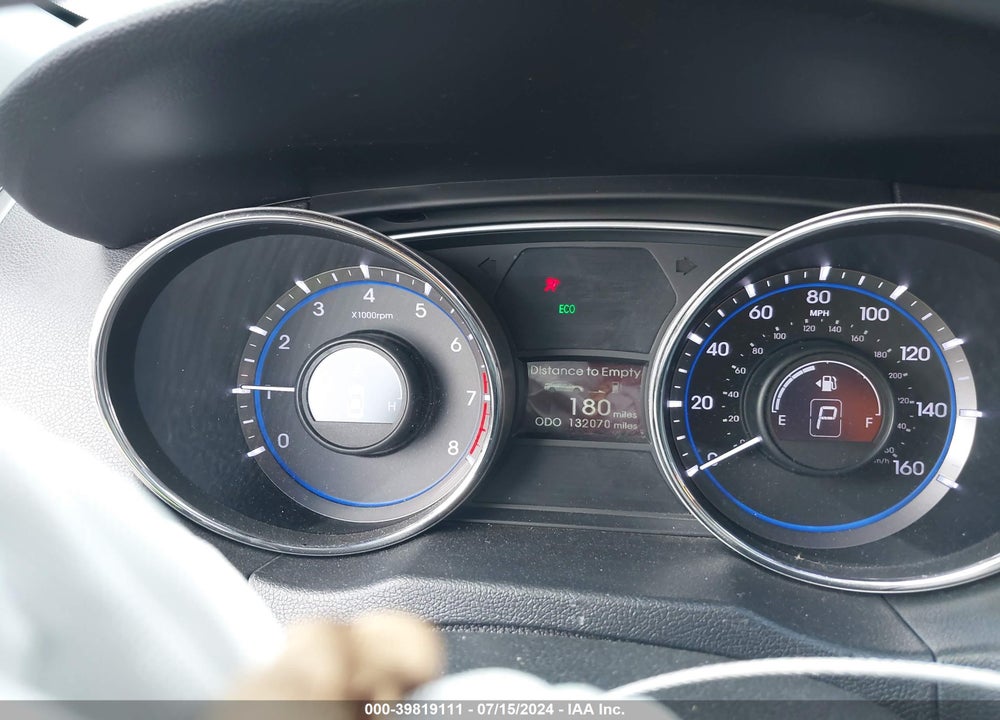 2013 HYUNDAI SONATA GLS VIN: 5NPEB4AC7DH737205