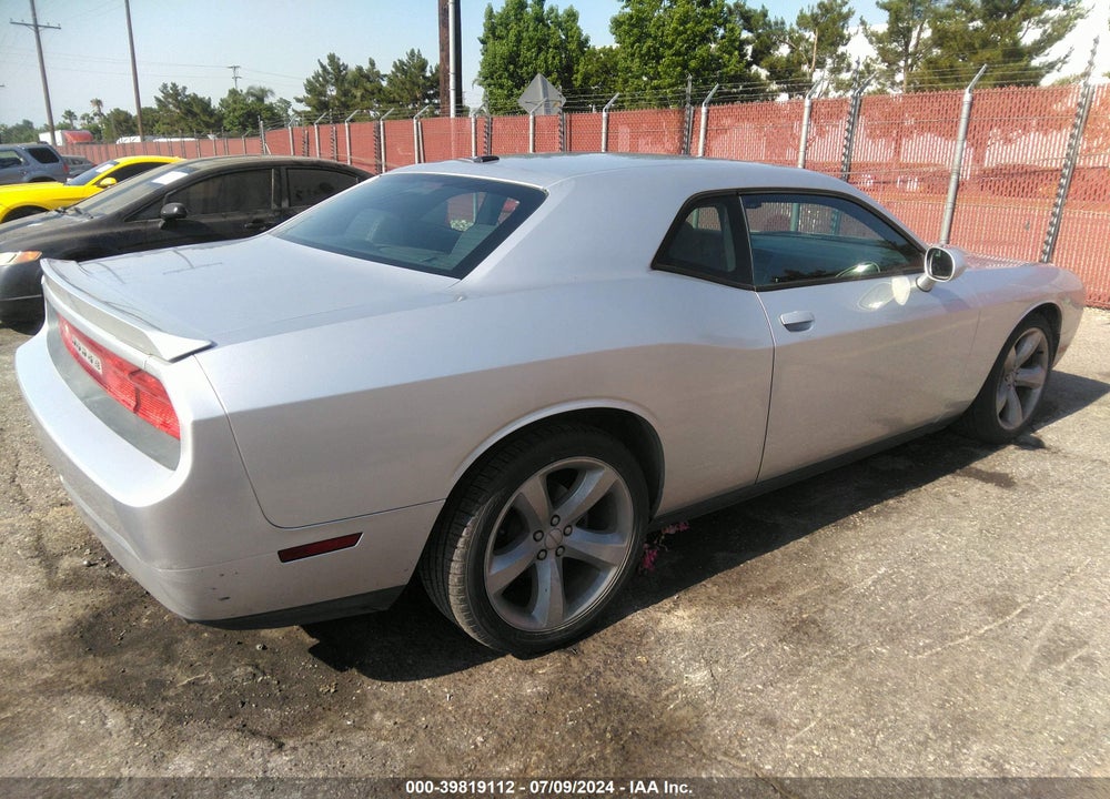 2012 DODGE CHALLENGER SXT VIN: 2C3CDYAG4CH120982