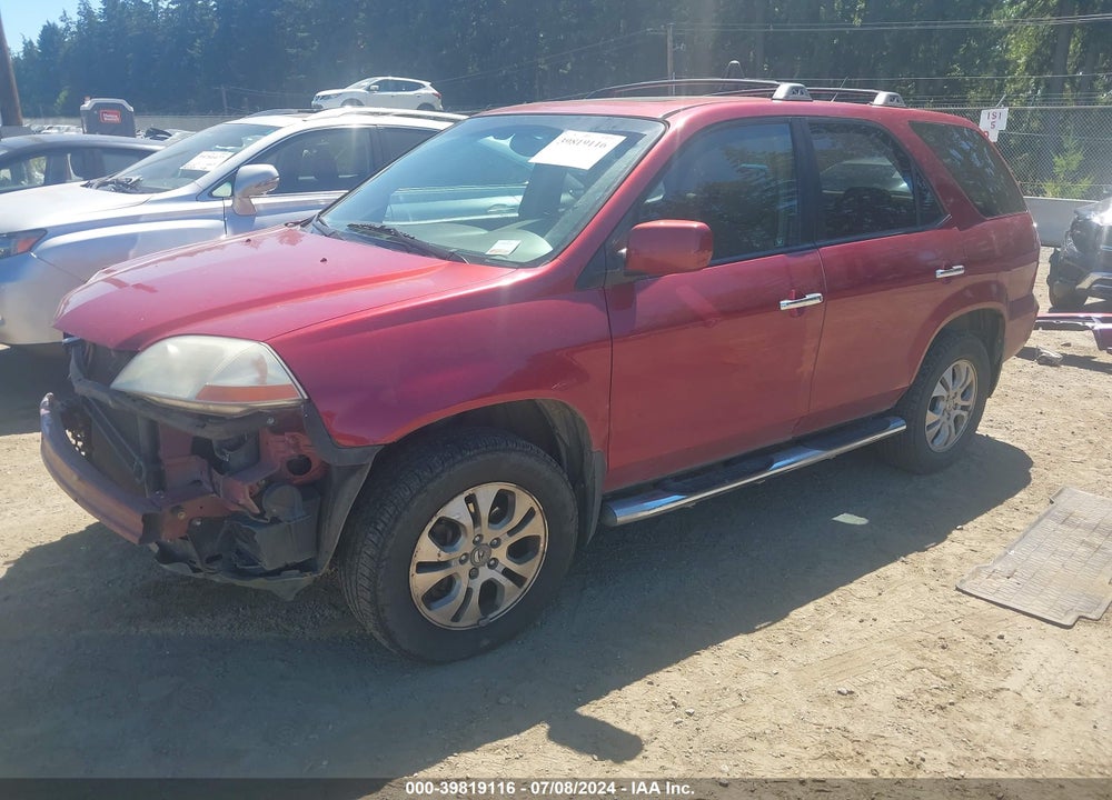 2003 ACURA MDX VIN: 2HNYD18683H533598