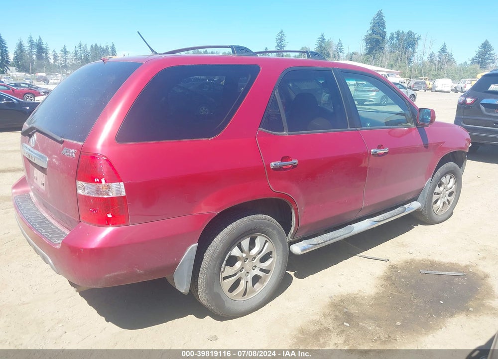 2003 ACURA MDX VIN: 2HNYD18683H533598