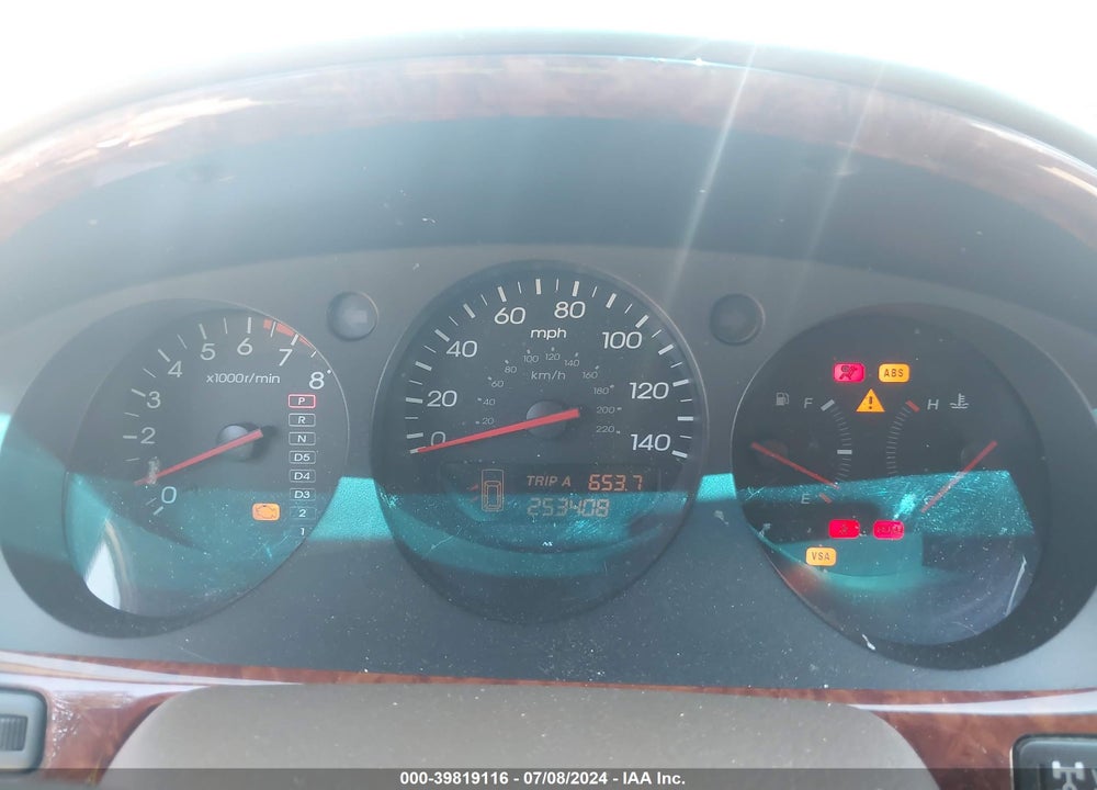 2003 ACURA MDX VIN: 2HNYD18683H533598