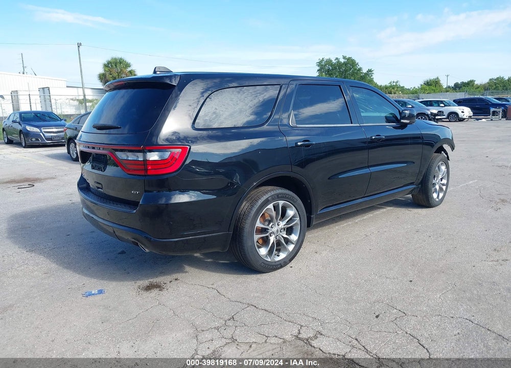 2020 DODGE DURANGO GT PLUS RWD VIN: 1C4RDHDG6LC259435