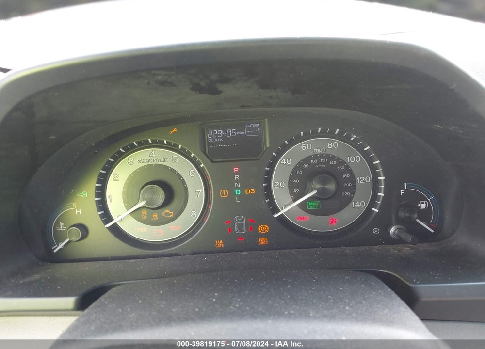 2011 HONDA ODYSSEY EX-L VIN: 5FNRL5H66BB061832