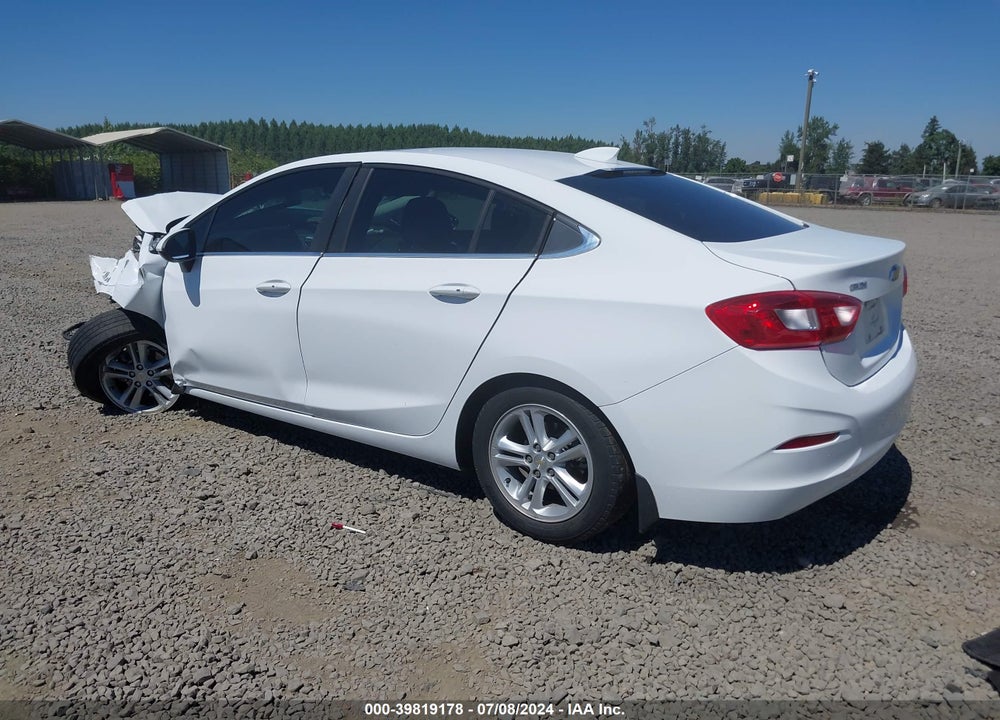 2016 CHEVROLET CRUZE LT AUTO VIN: 1G1BE5SM0G7247276