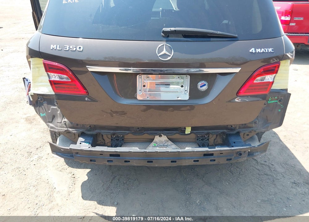 2013 MERCEDES-BENZ ML 350 4MATIC VIN: 4JGDA5HB5DA205584
