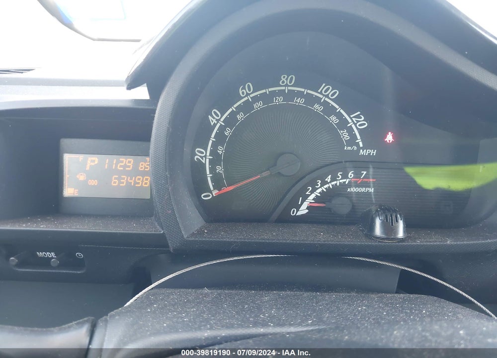2012 SCION IQ VIN: JTNJJXB05CJ021637