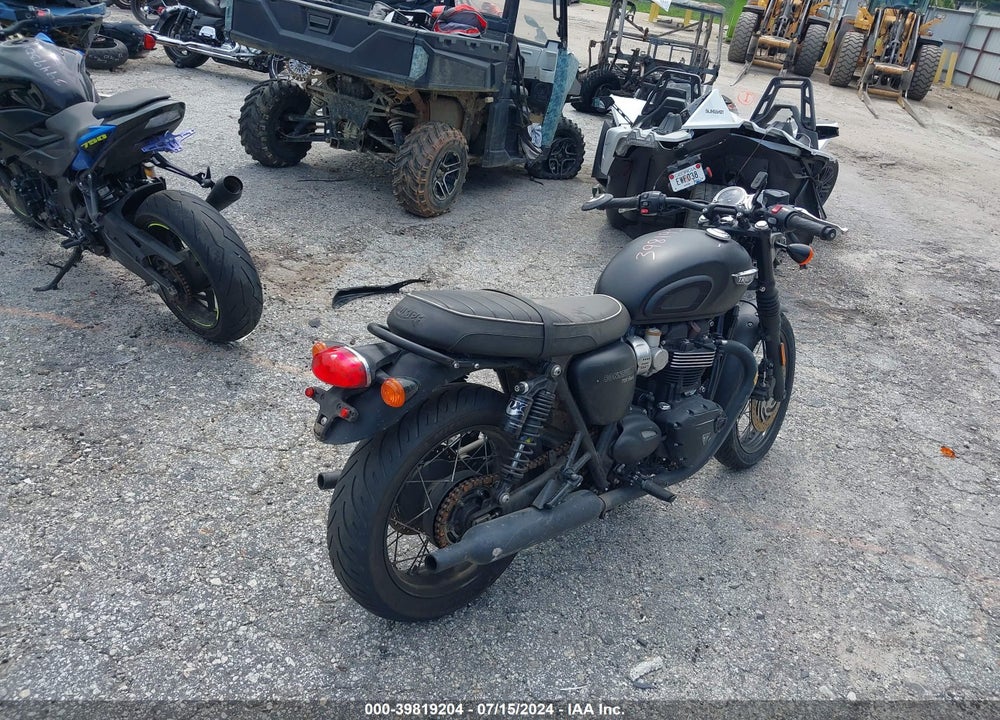 2020 TRIUMPH MOTORCYCLE BONNEVILLE T120/BLACK/BUD EKINS VIN: SMTD40HL2LT988164