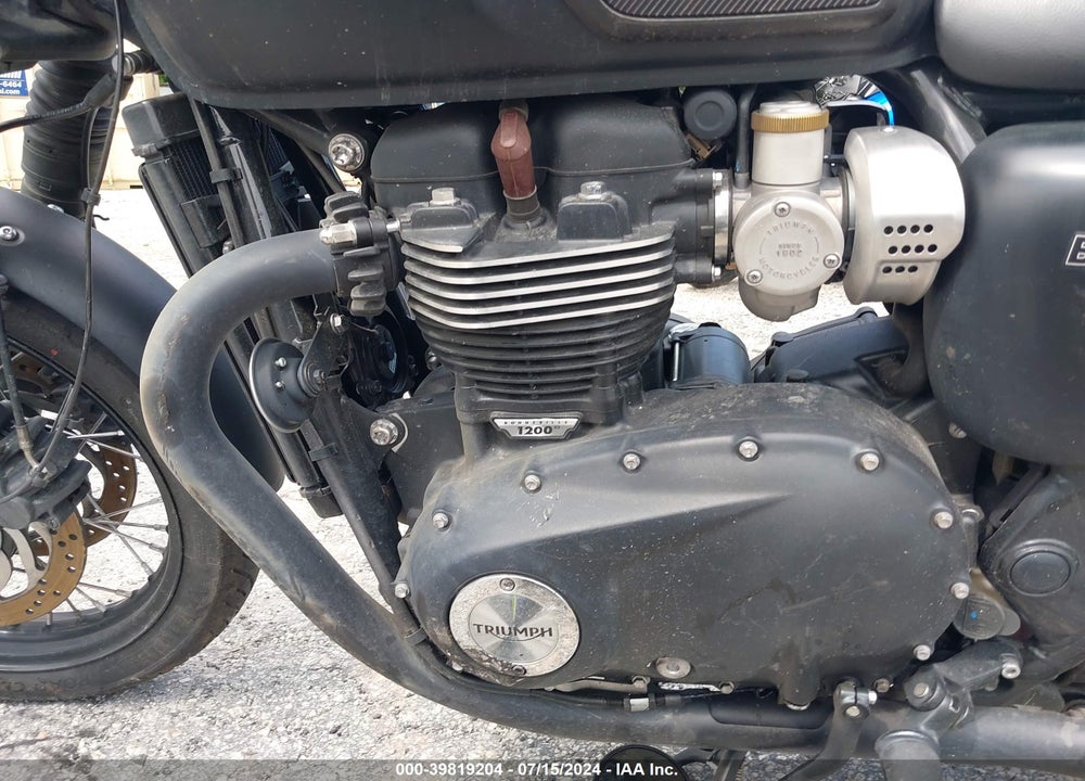 2020 TRIUMPH MOTORCYCLE BONNEVILLE T120/BLACK/BUD EKINS VIN: SMTD40HL2LT988164
