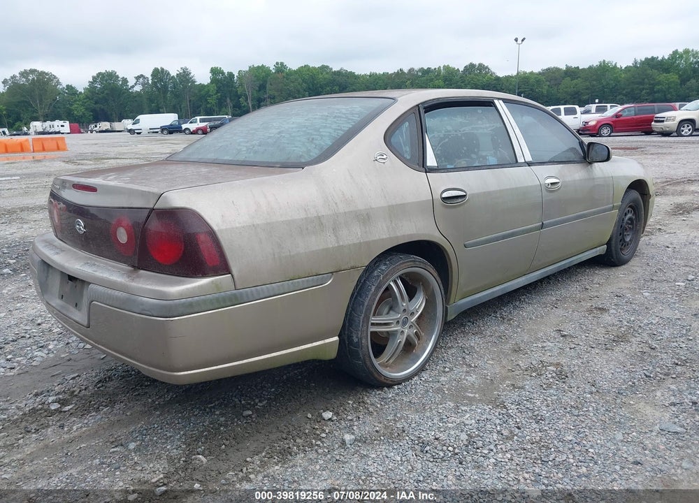 2002 CHEVROLET IMPALA VIN: 2G1WF52E529109666