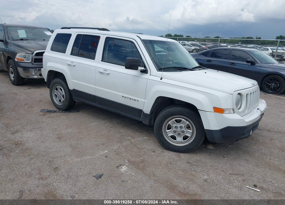2016 JEEP PATRIOT SPORT VIN: 1C4NJPBB9GD575145