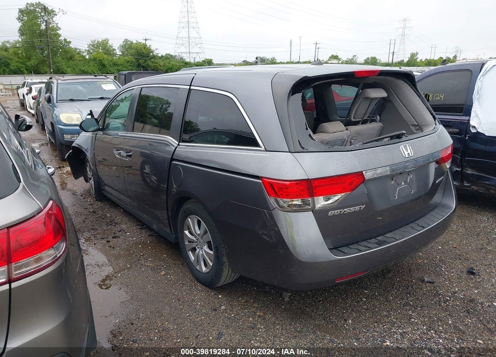 2016 HONDA ODYSSEY SE VIN: 5FNRL5H37GB078460