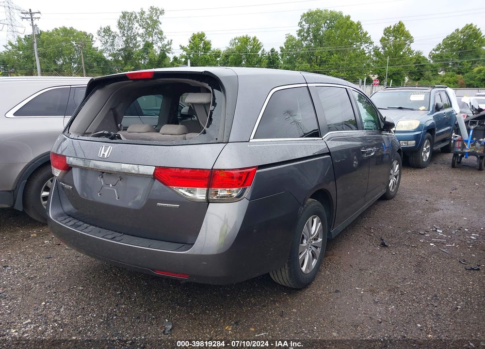 2016 HONDA ODYSSEY SE VIN: 5FNRL5H37GB078460