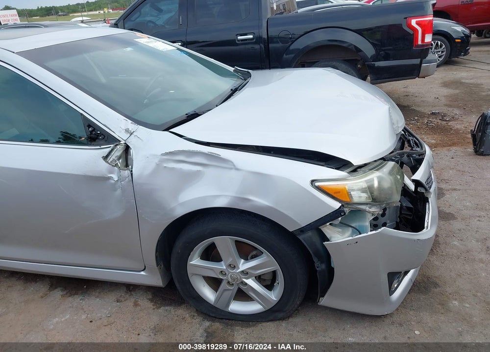 2012 TOYOTA CAMRY SE VIN: 4T1BF1FK2CU036125