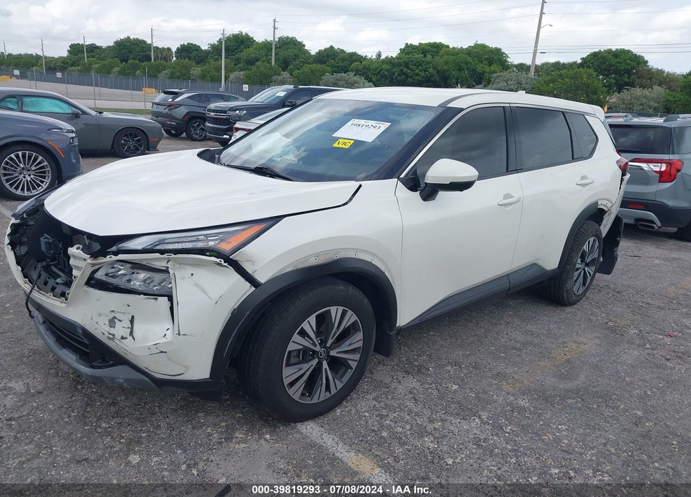 2021 NISSAN ROGUE SV FWD VIN: JN8AT3BA5MW022862