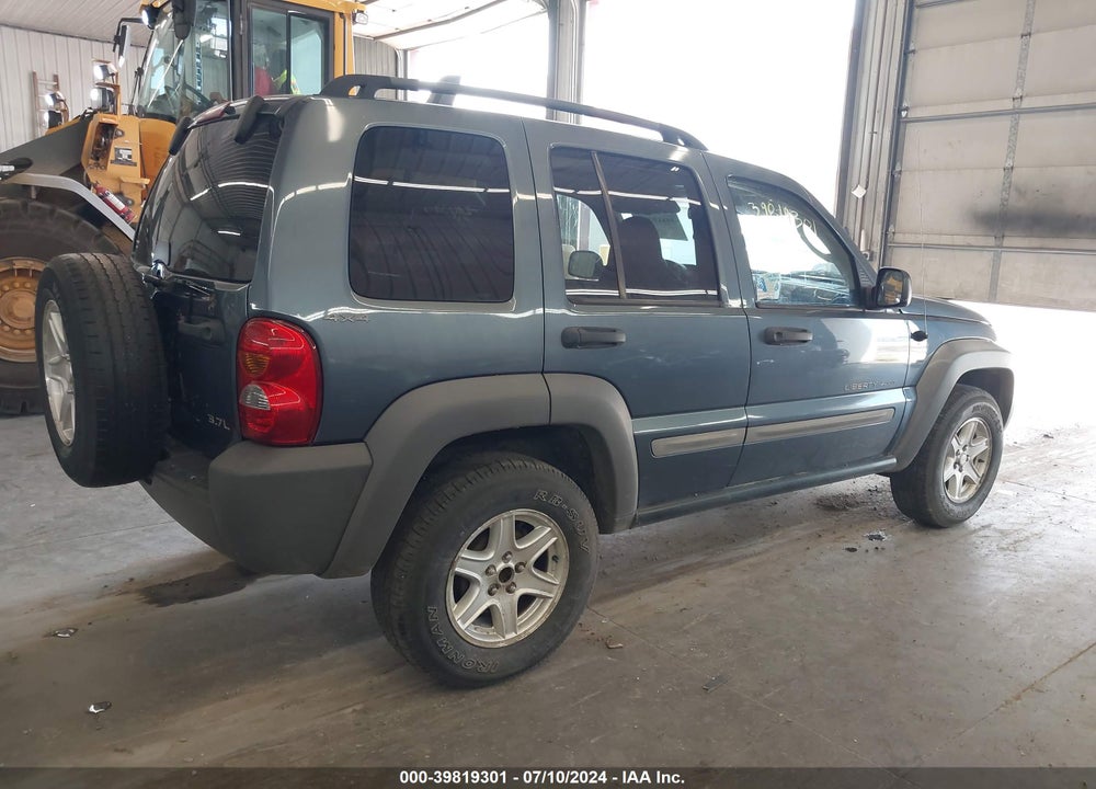 2002 JEEP LIBERTY SPORT VIN: 1J4GL48K62W150451