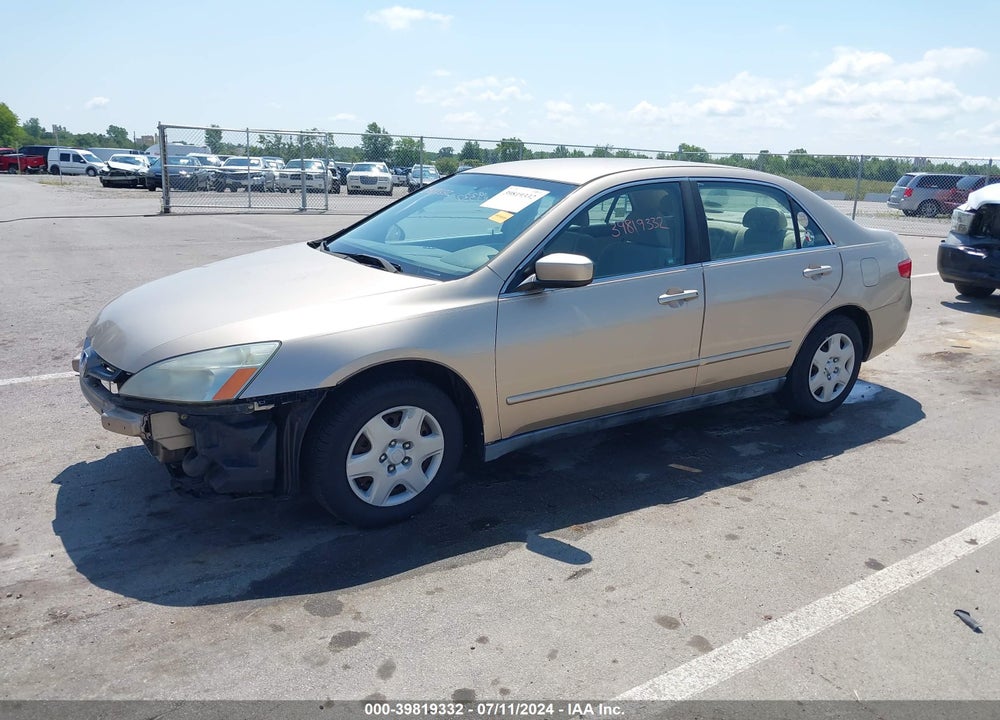 2005 HONDA ACCORD 2.4 LX VIN: 1HGCM56455A020174