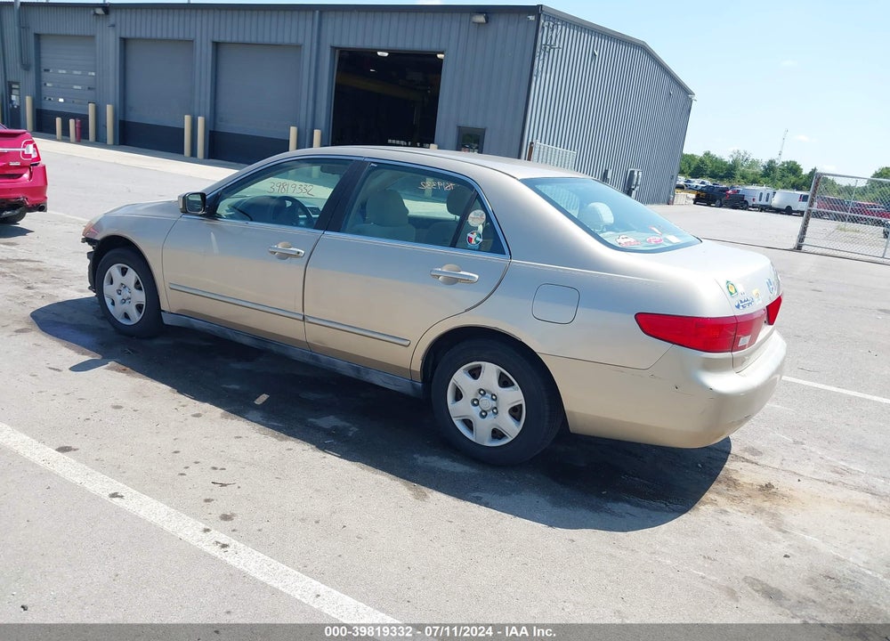 2005 HONDA ACCORD 2.4 LX VIN: 1HGCM56455A020174