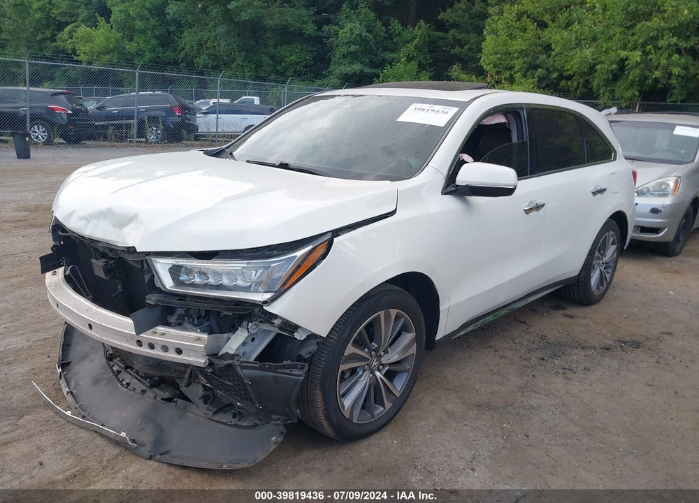 2017 ACURA MDX TECHNOLOGY PACKAGE VIN: 5FRYD4H56HB021056