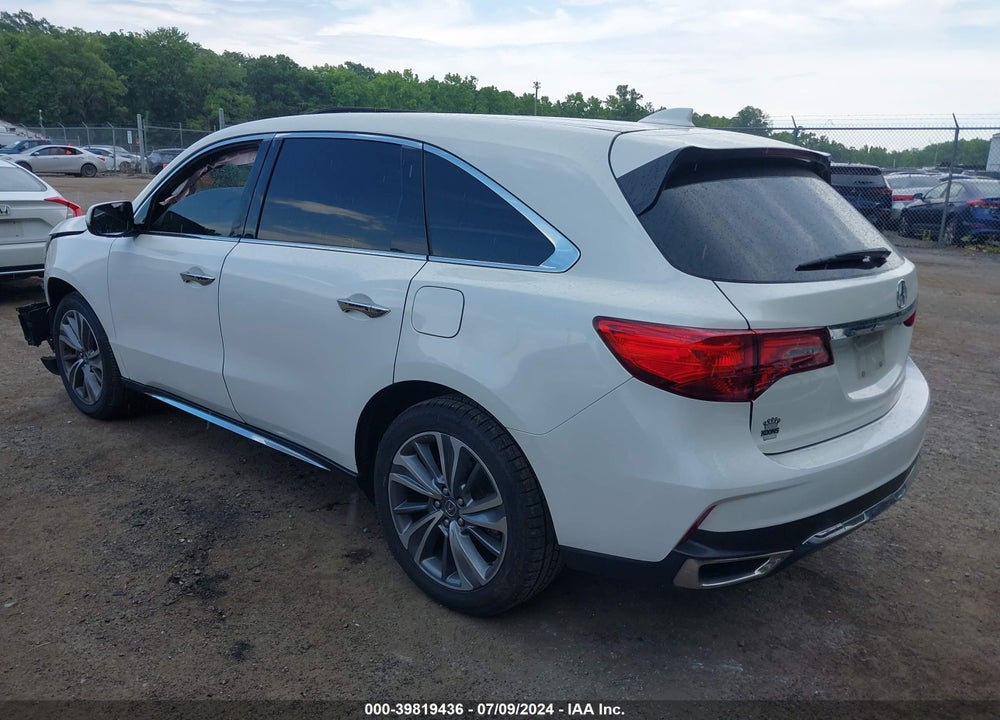 2017 ACURA MDX TECHNOLOGY PACKAGE VIN: 5FRYD4H56HB021056