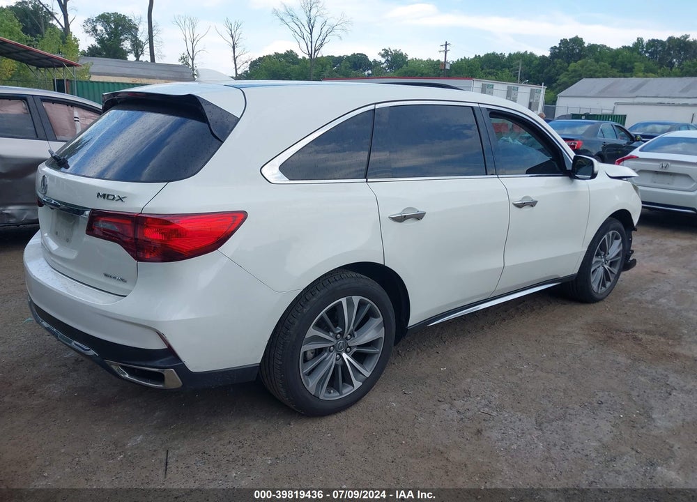 2017 ACURA MDX TECHNOLOGY PACKAGE VIN: 5FRYD4H56HB021056