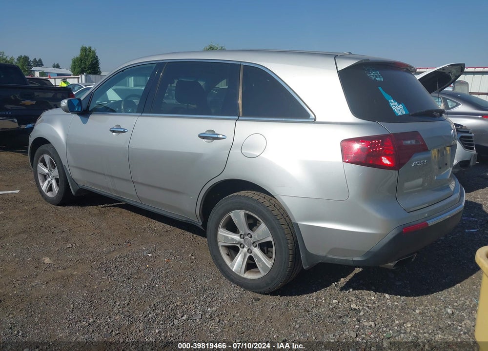 2011 ACURA MDX TECHNOLOGY VIN: 2HNYD2H62BH514176