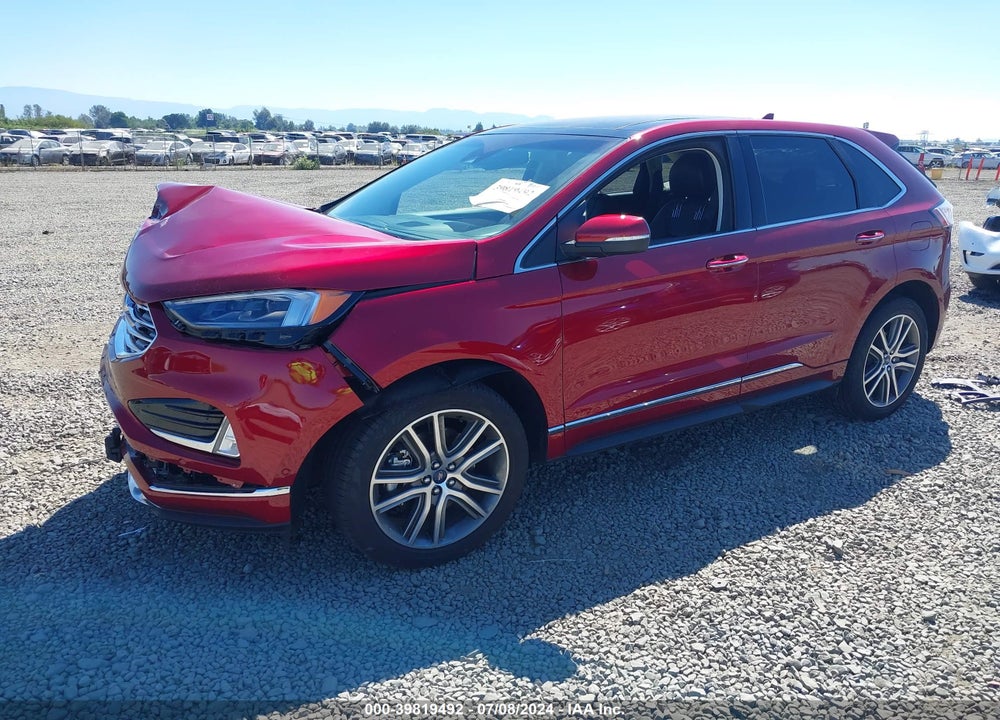 2019 FORD EDGE TITANIUM VIN: 2FMPK4K98KBC63846