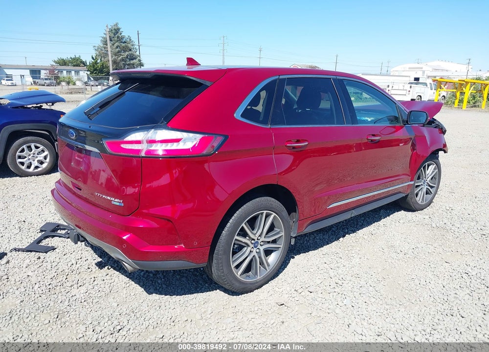 2019 FORD EDGE TITANIUM VIN: 2FMPK4K98KBC63846