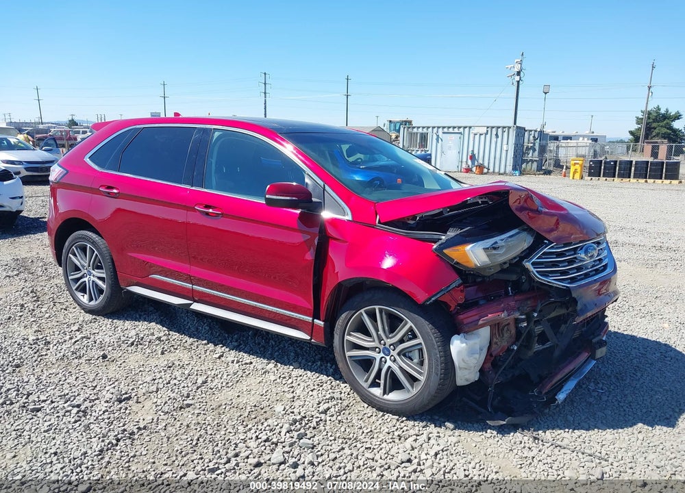 2019 FORD EDGE TITANIUM VIN: 2FMPK4K98KBC63846