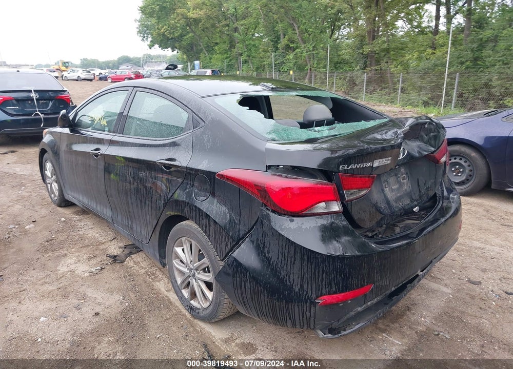 2016 HYUNDAI ELANTRA SE VIN: 5NPDH4AEXGH775463