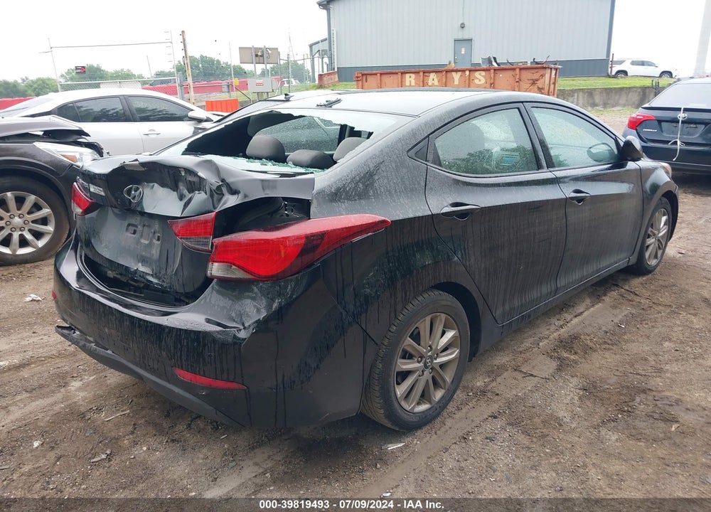 2016 HYUNDAI ELANTRA SE VIN: 5NPDH4AEXGH775463