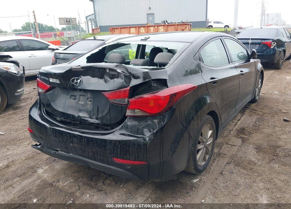 2016 HYUNDAI ELANTRA SE VIN: 5NPDH4AEXGH775463