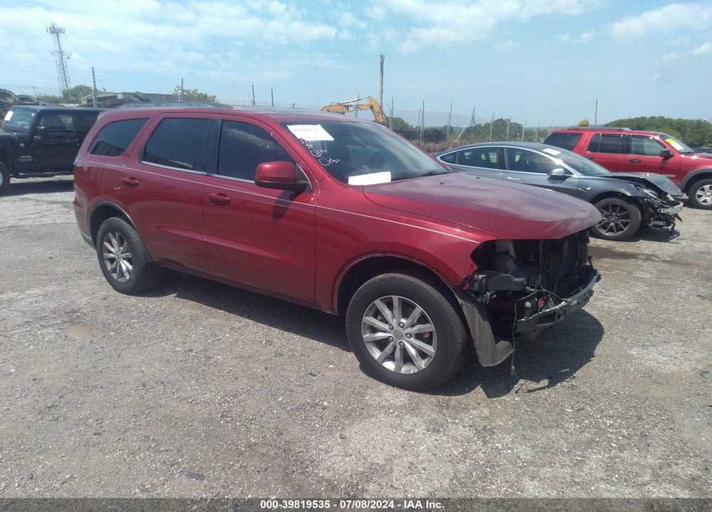 2015 DODGE DURANGO SXT VIN: 1C4RDJAG5FC908156