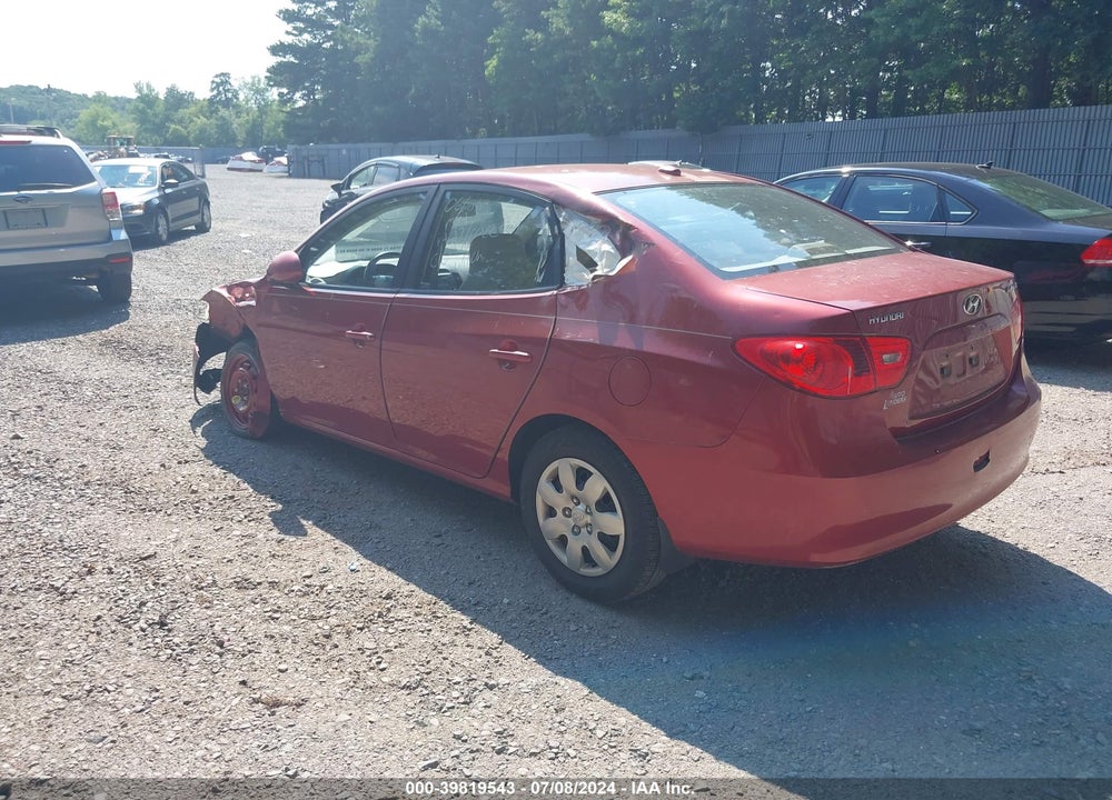 2008 HYUNDAI ELANTRA GLS/SE VIN: KMHDU46D78U565689