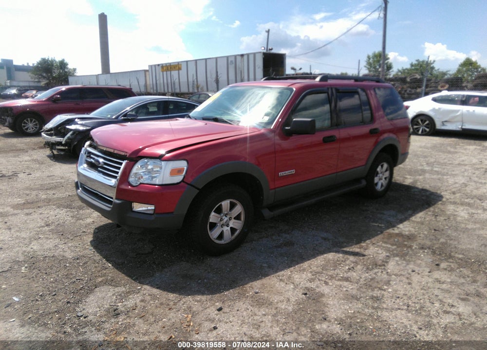 2006 FORD EXPLORER XLT VIN: 1FMEU73E06UA79760