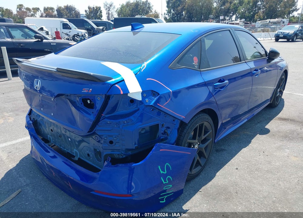 2024 HONDA CIVIC SI SEDAN VIN: 2HGFE1E53RH474864