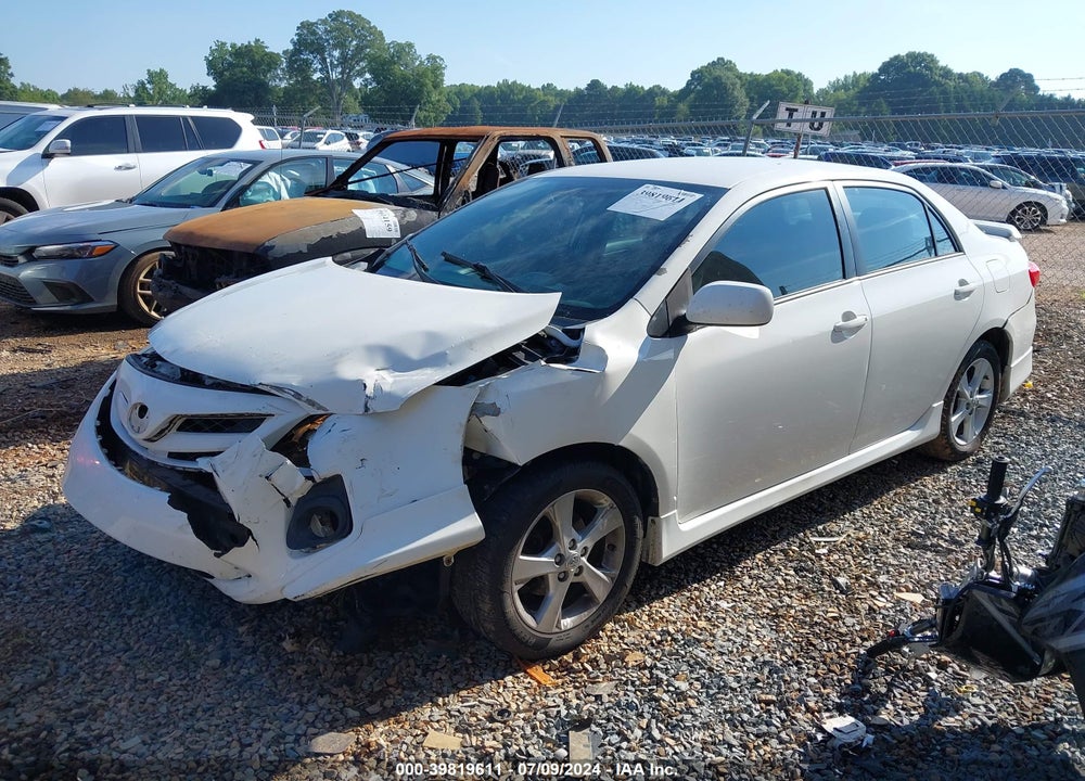 2012 TOYOTA COROLLA S VIN: 5YFBU4EE2CP016526