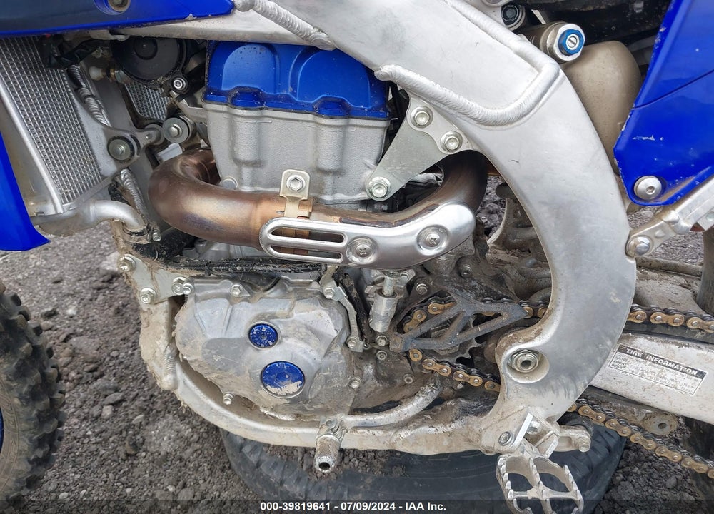 2024 YAMAHA YZ450 F VIN: JYACJ34CXRA009694
