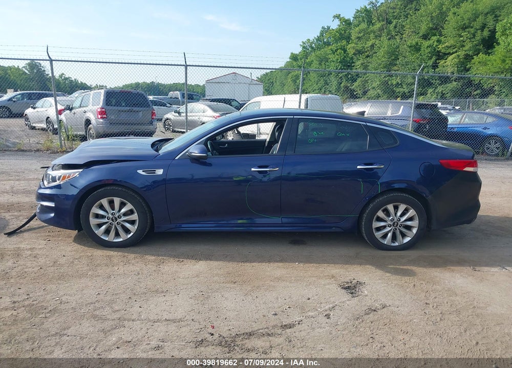 2018 KIA OPTIMA EX VIN: 5XXGU4L35JG191303