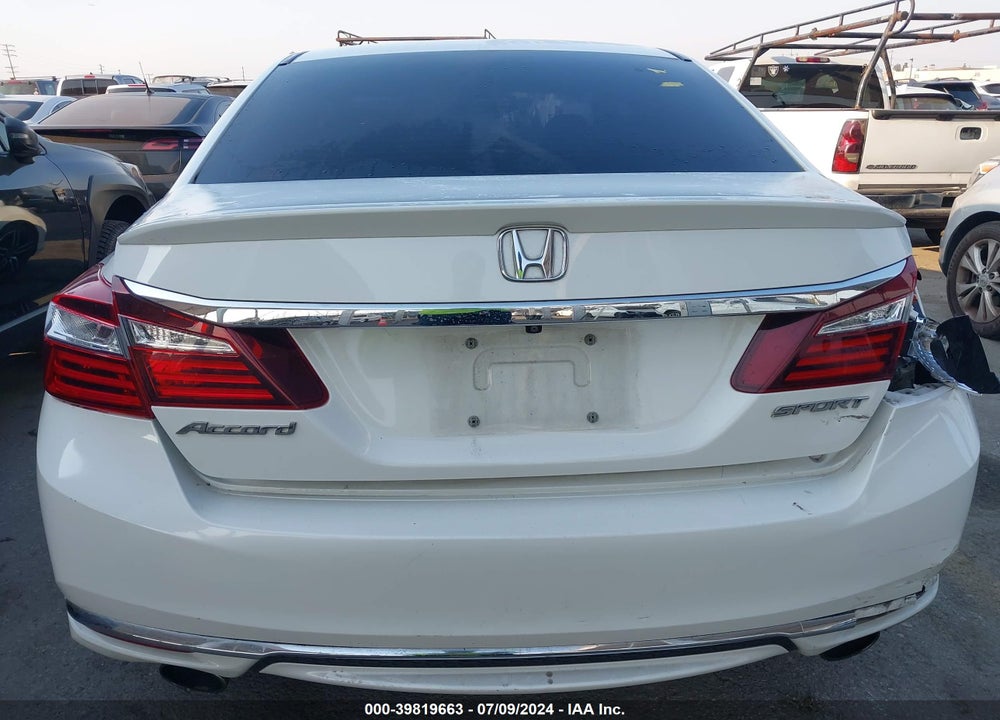 2017 HONDA ACCORD SPORT VIN: 1HGCR2F56HA178343