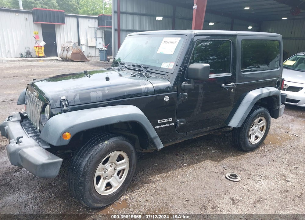 2012 JEEP WRANGLER SPORT VIN: 1C4AJWAG0CL212237