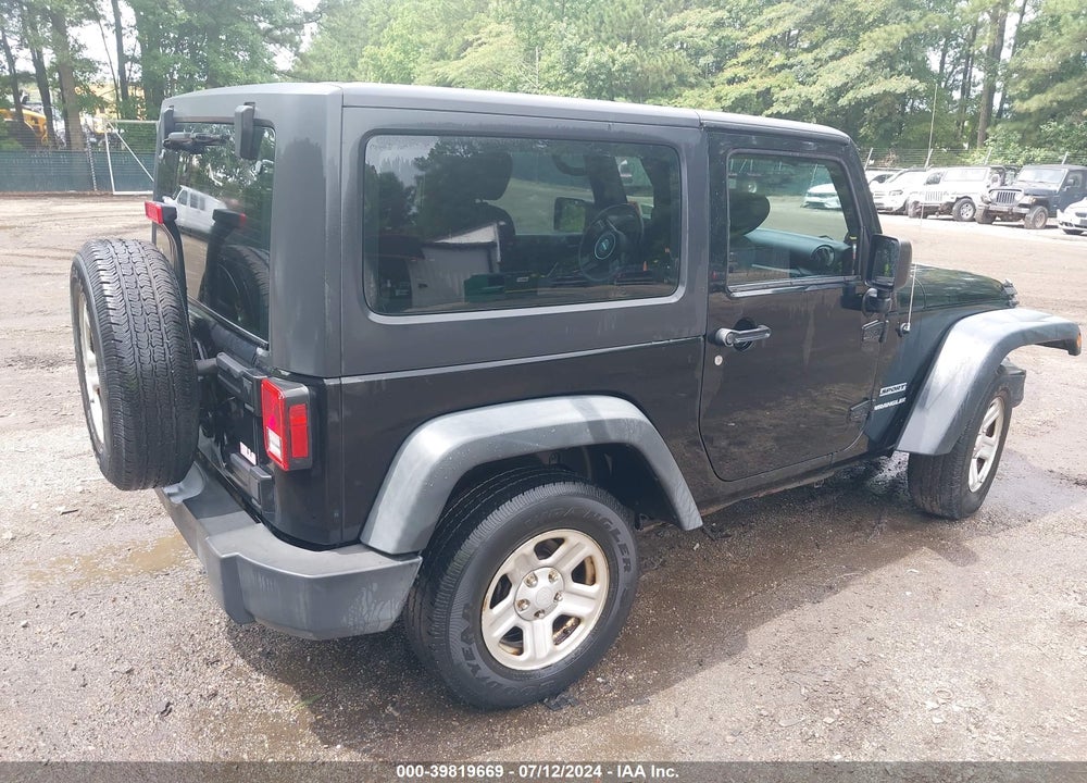 2012 JEEP WRANGLER SPORT VIN: 1C4AJWAG0CL212237